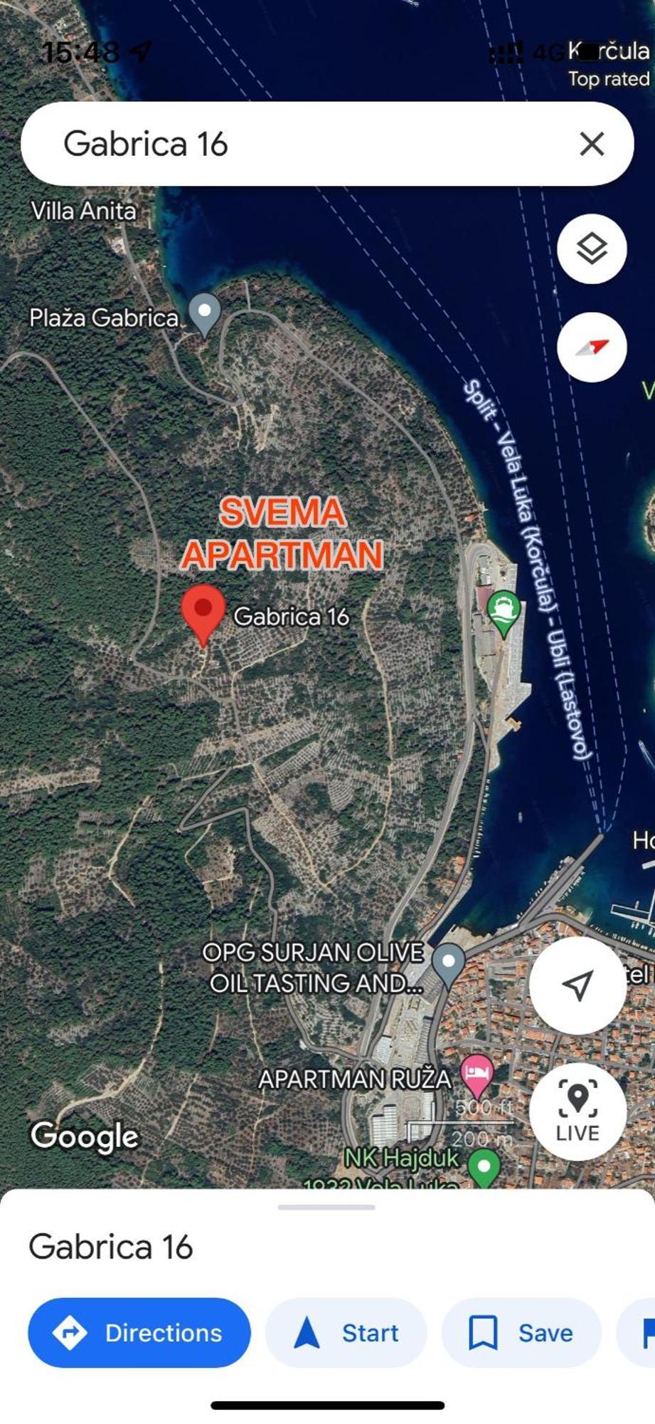 Svema Apartman Вела-Лука Экстерьер фото